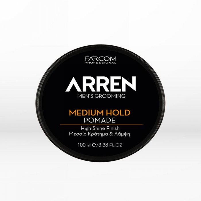 Farcom Professional Arren Men Grooming Pomade Medium Hold 100ml (High Shine Finish)